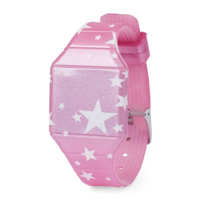 粉紅星星電子錶